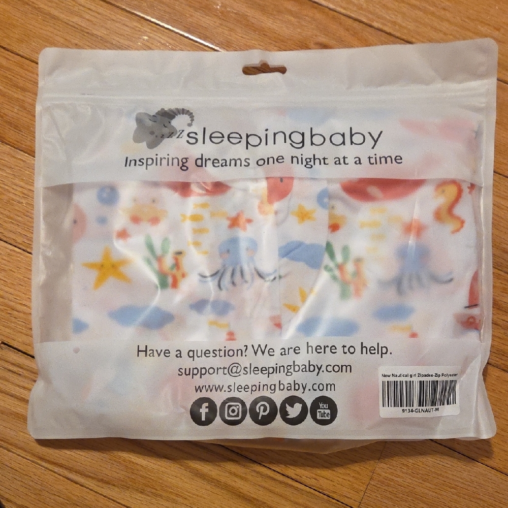 Sleeping Baby Zipadee-zip In N